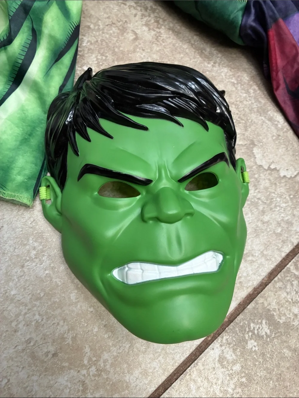 Marvel Hulk Green & Purple Muscle Costume with Mask